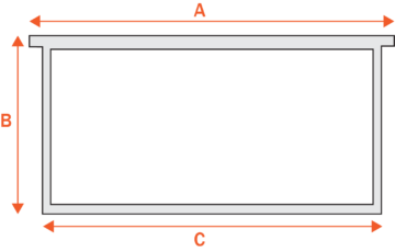 Frame dimension